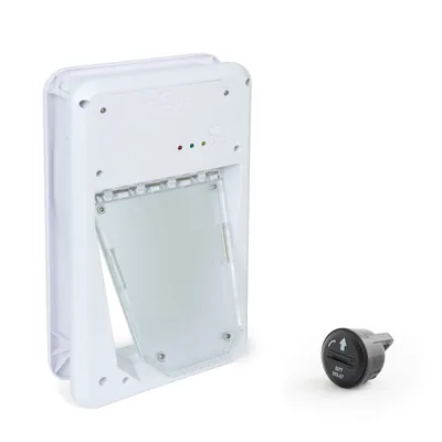 PetSafe Electronic SmartDoor - White, Large with Extra SmartKey