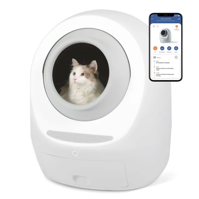 Casa Leo Leo's Loo Too Covered Self-Cleaning Litter Box — product photo